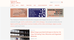 Desktop Screenshot of networkcultures.org